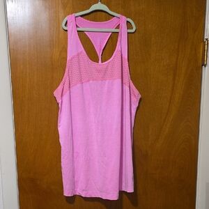 Fila Light Pink Mesh Racerback Active Top